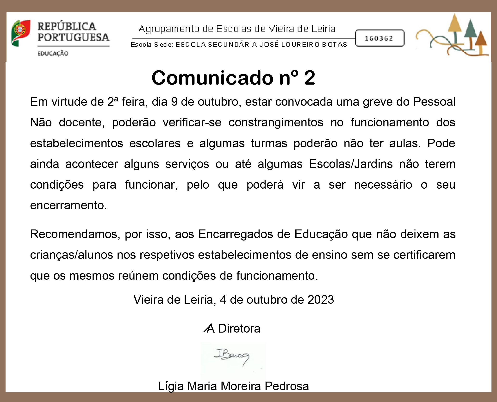 Comunicado nº 2