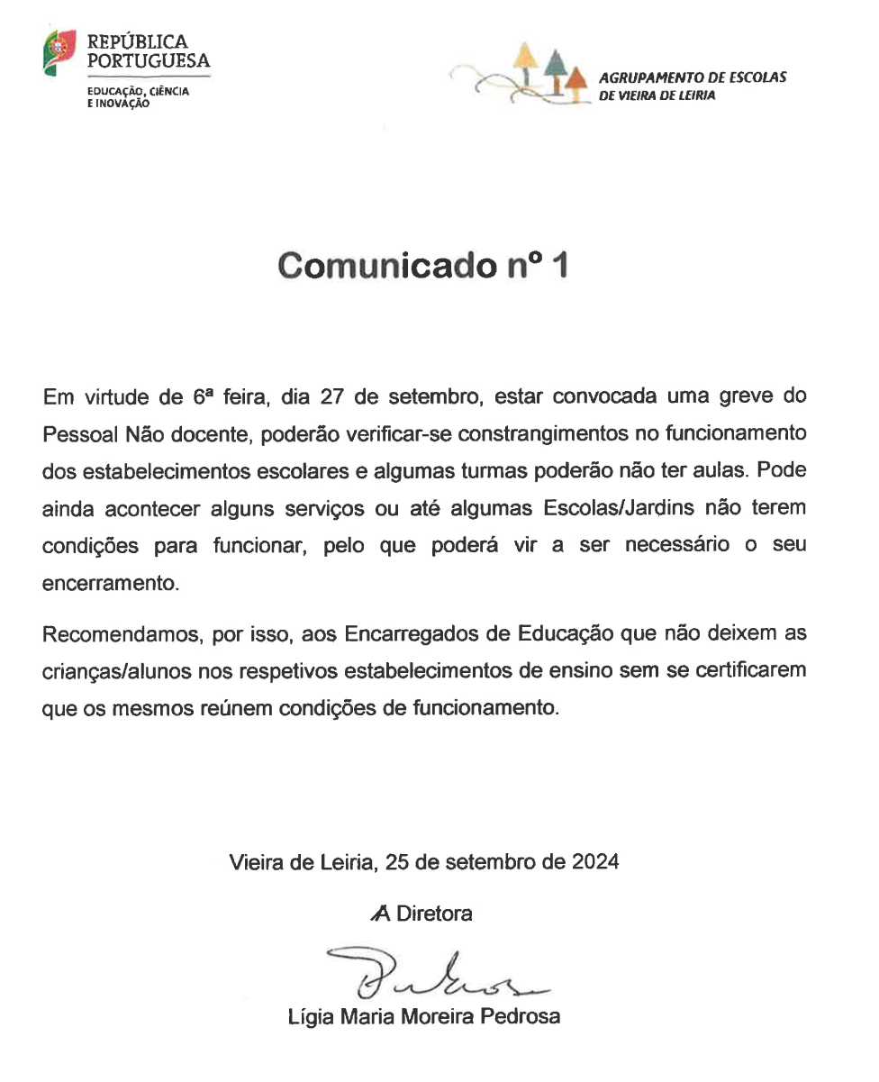 Comunicado 1