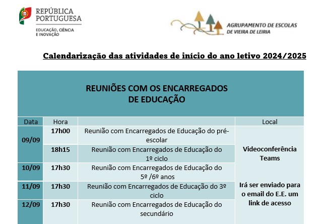 Reuniões EE
