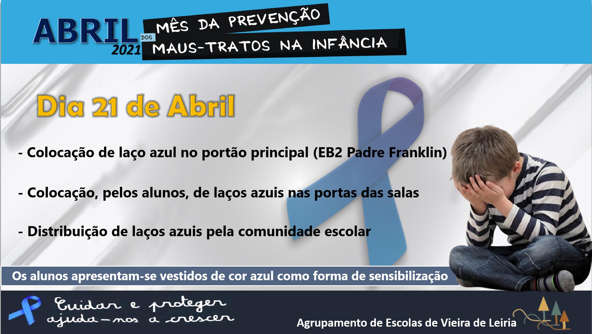 Cartaz Campanha Laço Azul