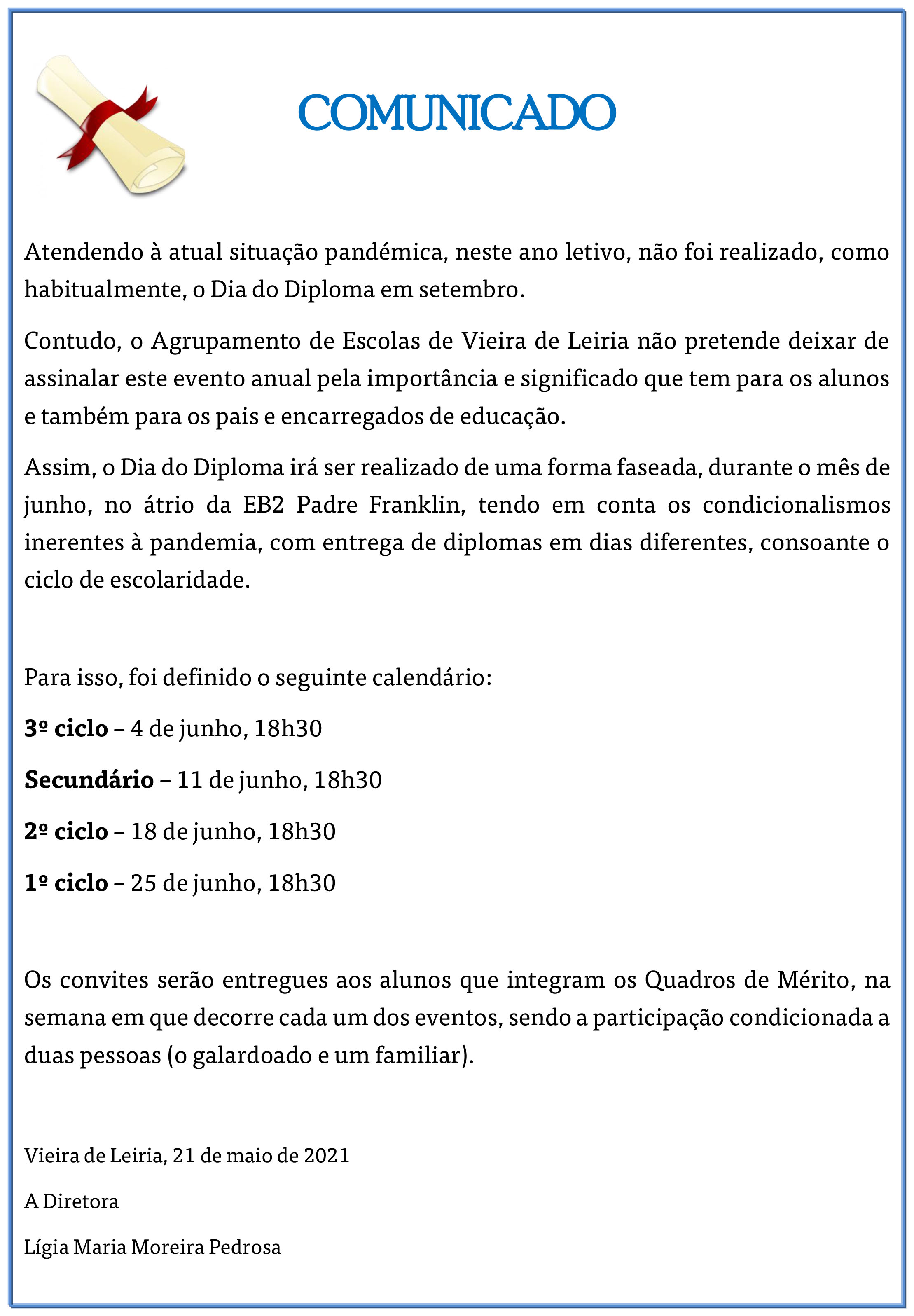 Comunicado geral
